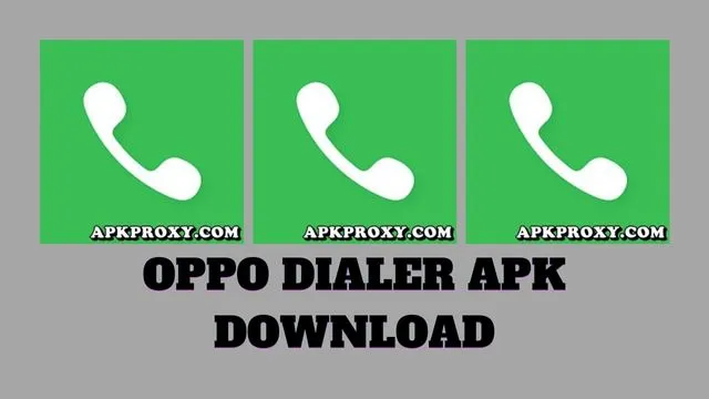 Oppo Dialer APK Download